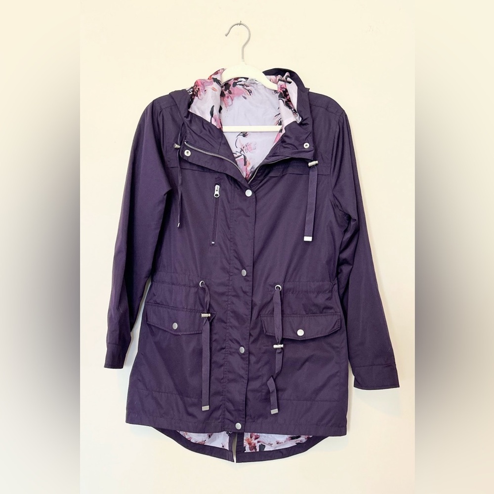 Women's Purple Hooded Jacket